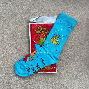 McDonald’s Grinch Blue Socks